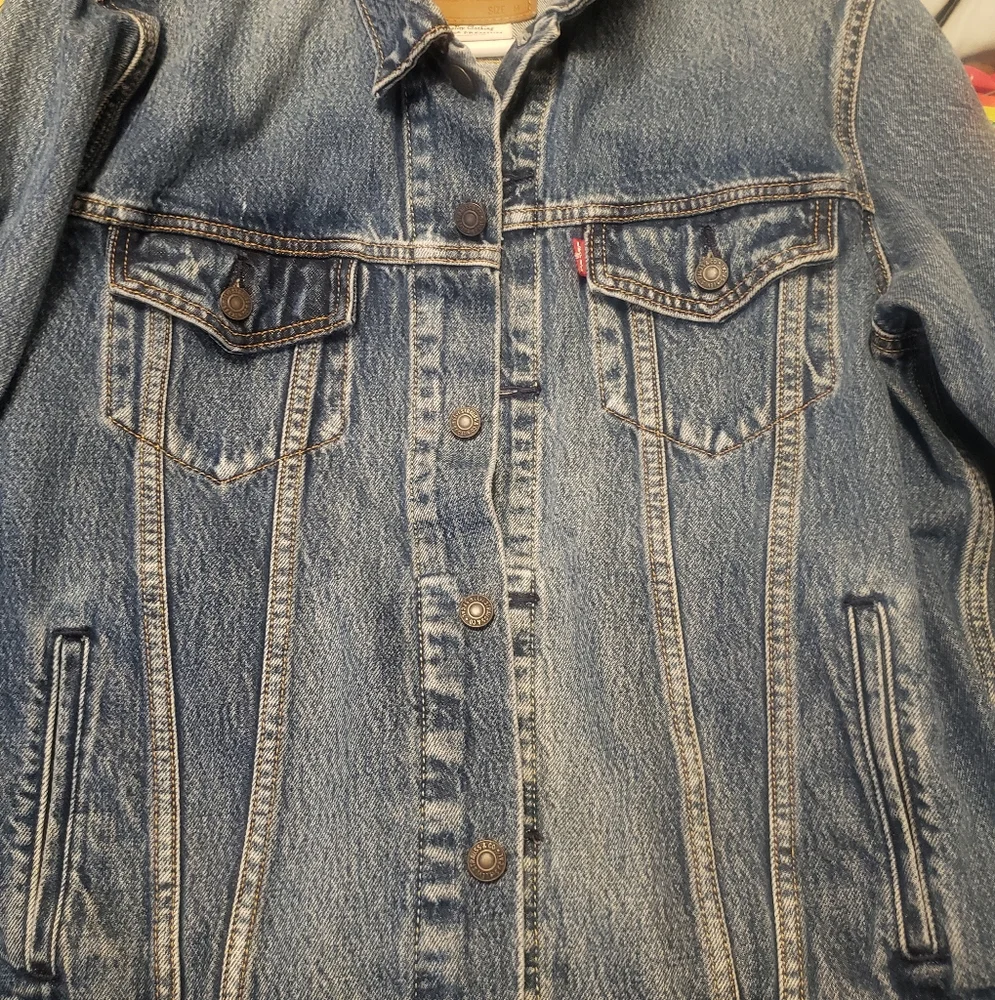 Levi's Blue Denim Jeans Jacket Classic Fit - Picture 1 of 3